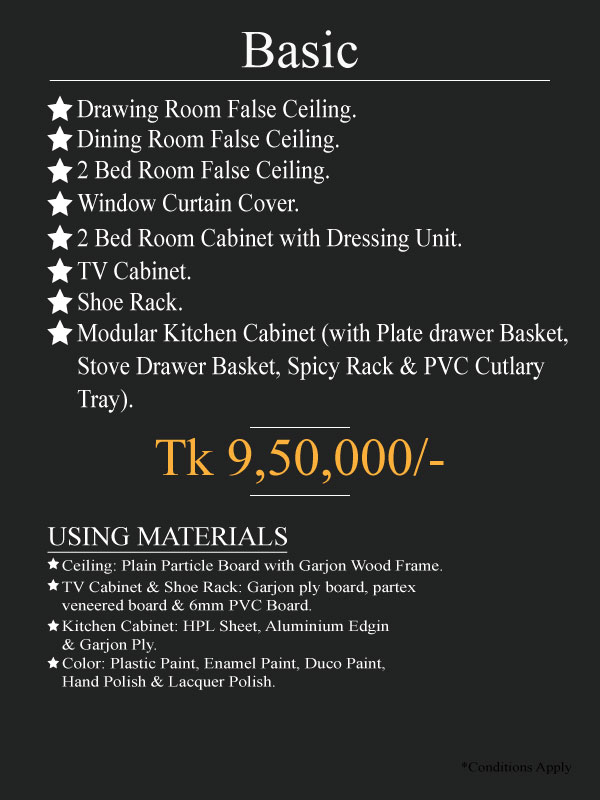 Interior Design Cost in Bangladesh