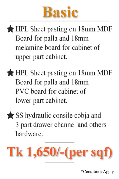 Modular Kitchen price in Bangladesh