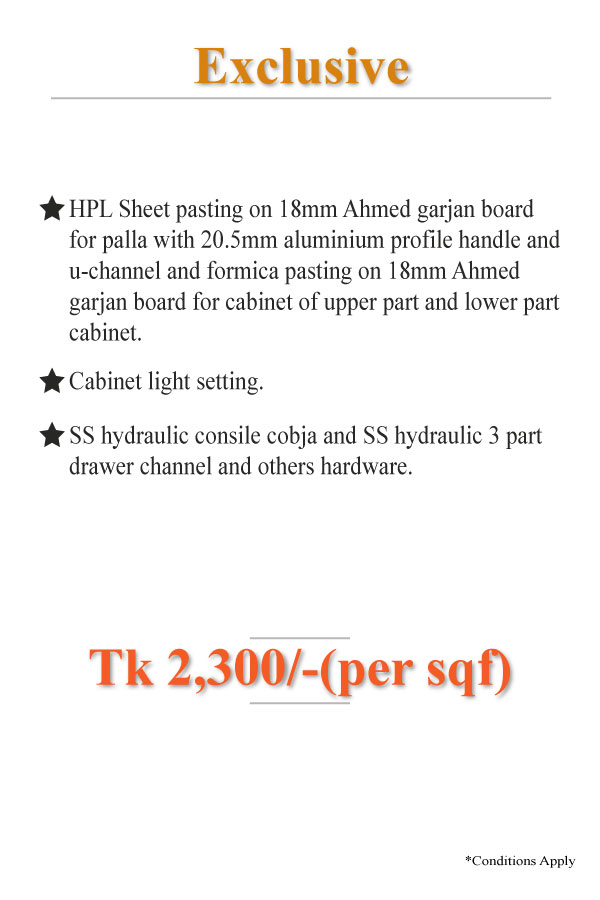 Modular Kitchen price in Bangladesh