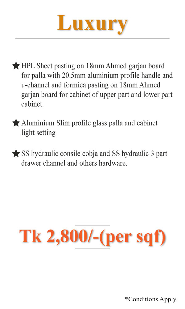 Modular Kitchen price in Bangladesh