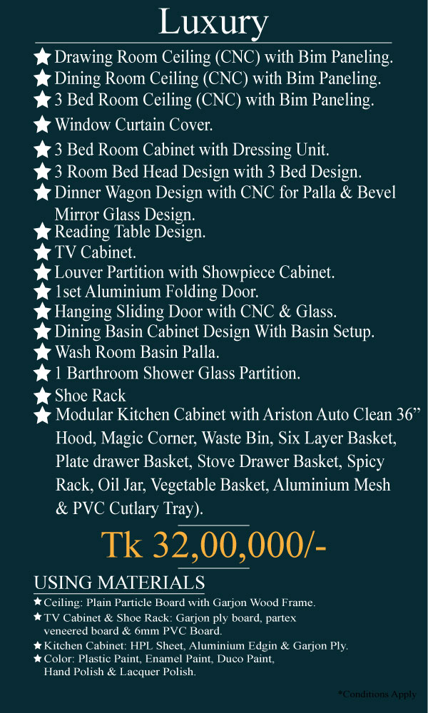 Interior Design Cost in Bangladesh