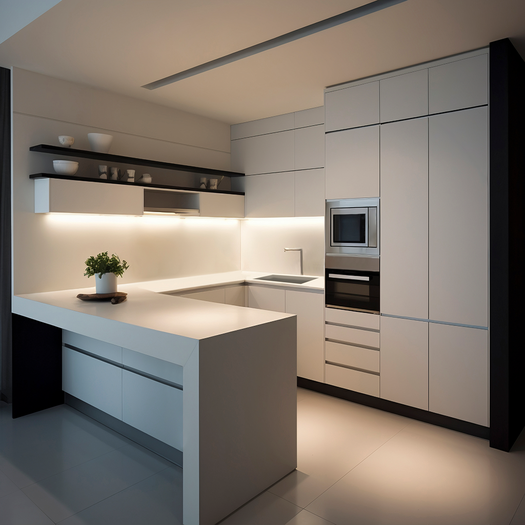 modular-interior-studio-kitchen-cabinet Modular Kitchen Cabinet Design in Bangladesh