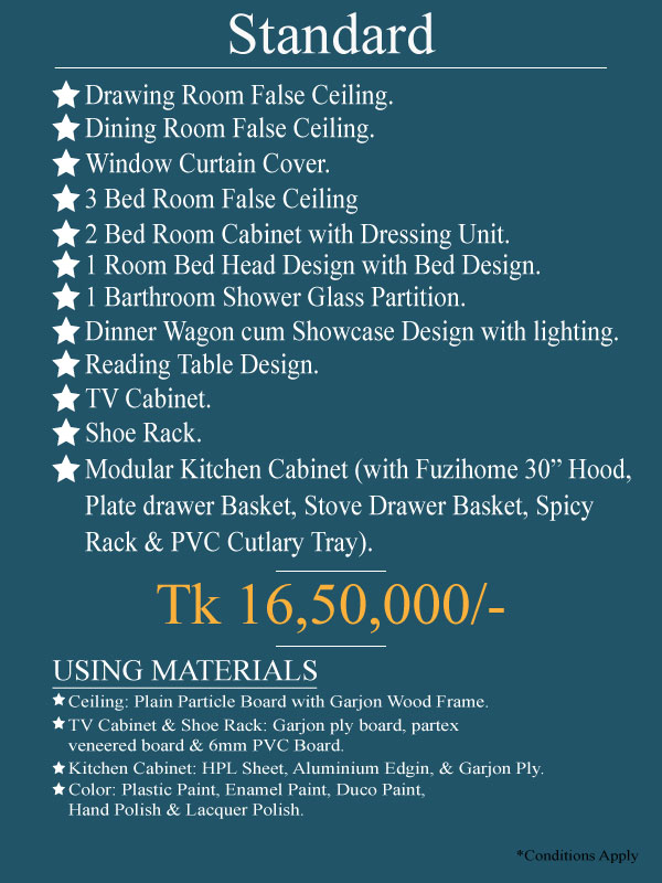 Interior Design Cost in Bangladesh